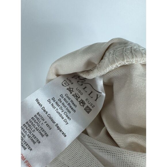 Oh Polly Size 0 Unique Long Sleeve Ruched Bodycon Mini Corset Dress - Picture 7 of 7